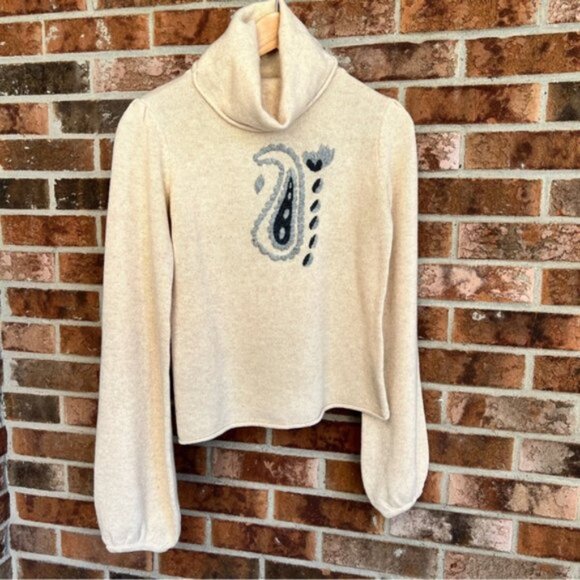 BCIM Collection * wool sweater turtleneck Size S EUC - Picture 2 of 11